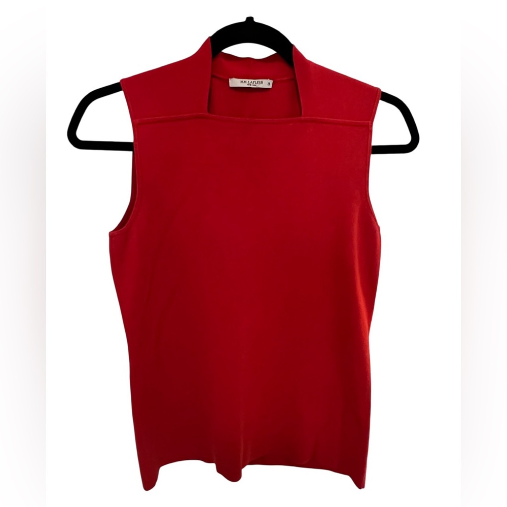 MM. LaFleur Red Knit Blouse✨